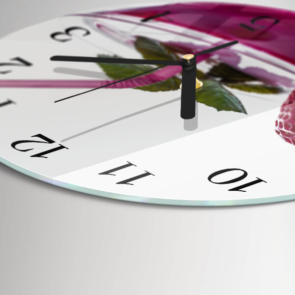 Wanduhr rund Cocktail