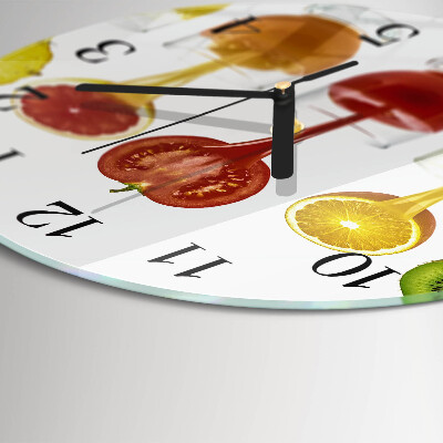 Wanduhr rund Saft
