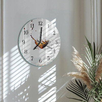 Wanduhr rund Tasse