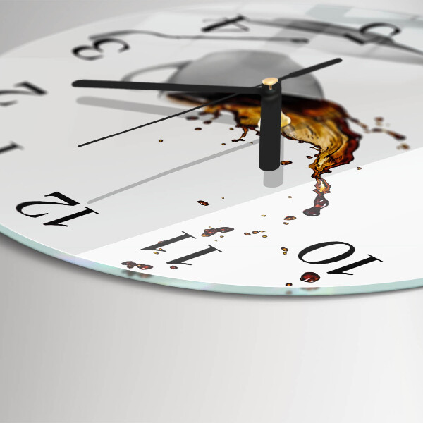 Wanduhr rund Tasse