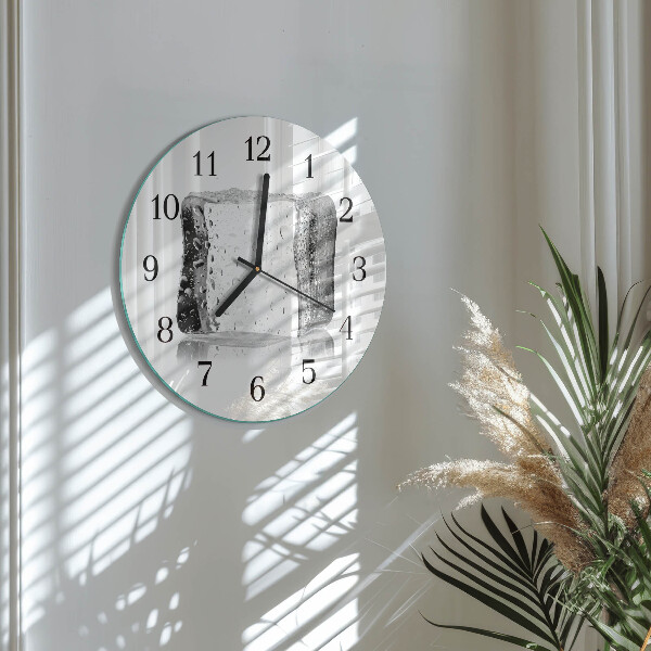 Wanduhr rund Eis