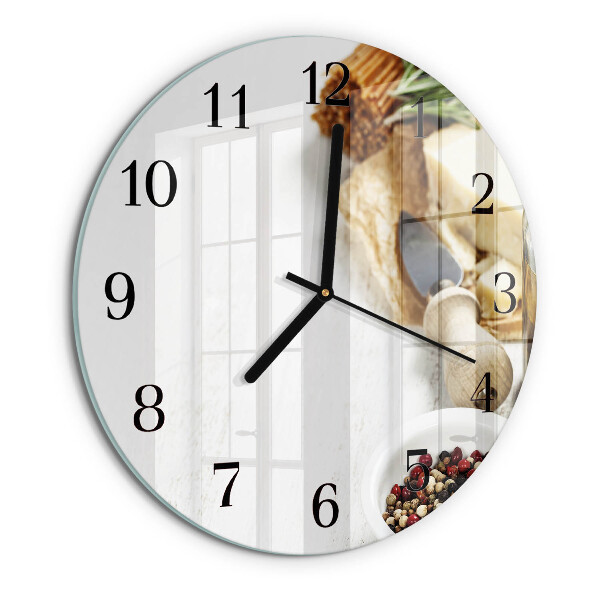 Wanduhr rund Pasta