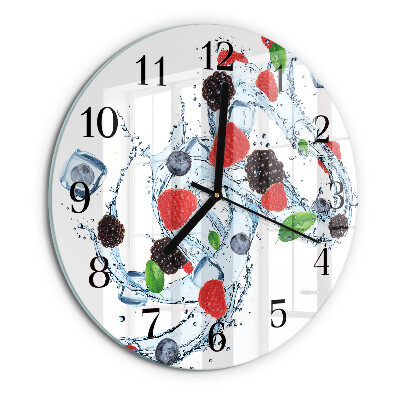 Wanduhr rund Fruchteiscreme