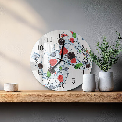 Wanduhr rund Fruchteiscreme
