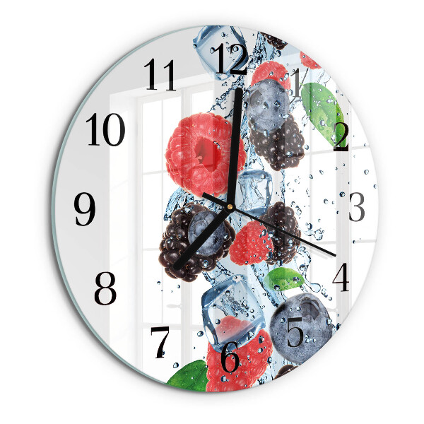 Wanduhr rund Fruchteiscreme