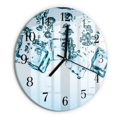 Wanduhr rund Eis