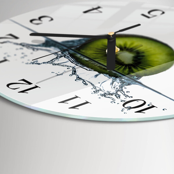 Wanduhr rund Kiwi