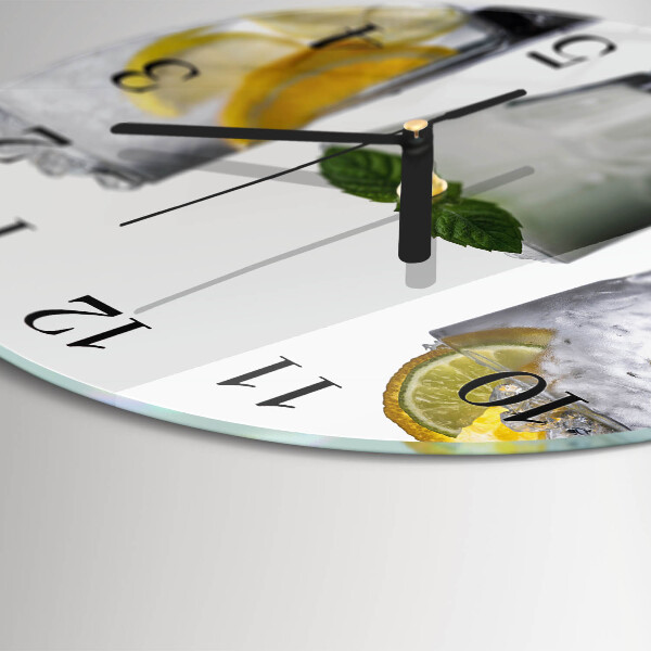 Wanduhr rund Zitronensäure