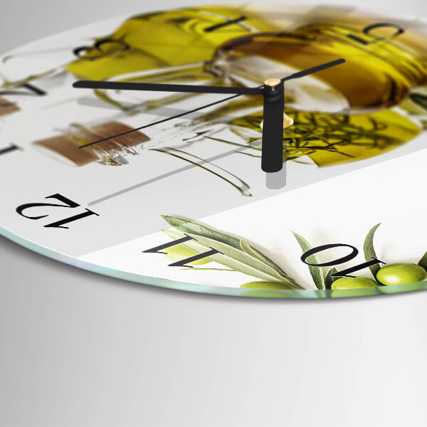 Wanduhr rund Öl