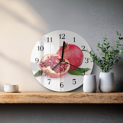 Wanduhr rund Granate