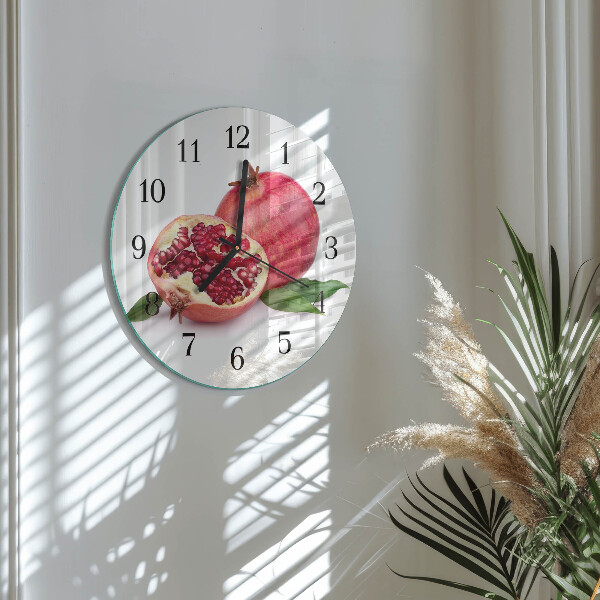 Wanduhr rund Granate