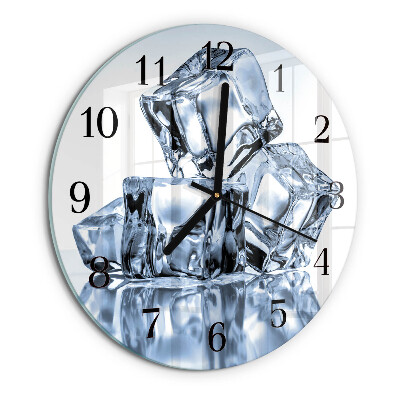 Wanduhr rund Eis