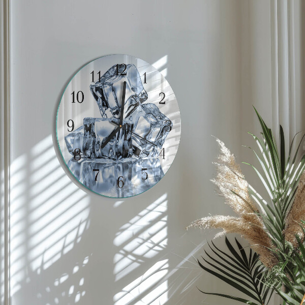 Wanduhr rund Eis