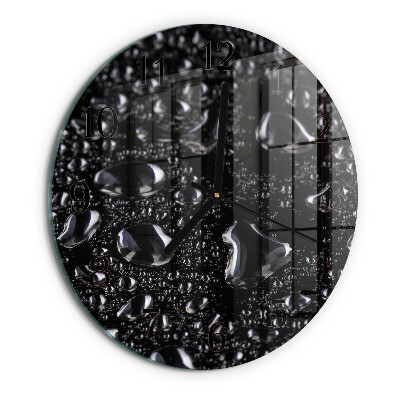 Wanduhr rund Tropfen