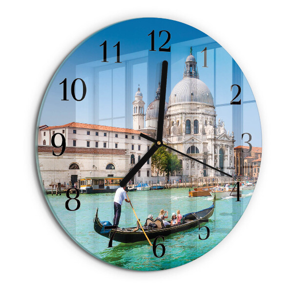 Wanduhr rund Venedig