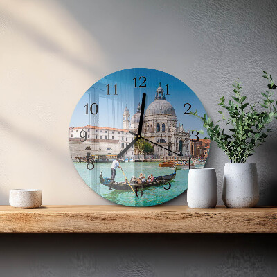 Wanduhr rund Venedig