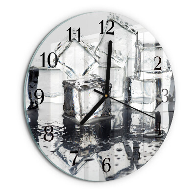 Wanduhr rund Eis