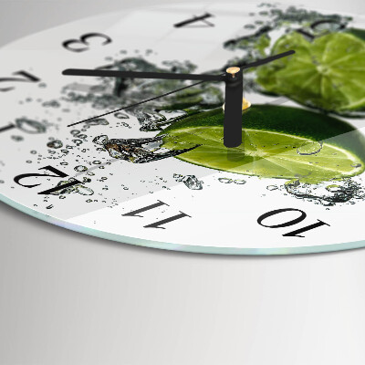 Wanduhr rund Kalziumkarbonat