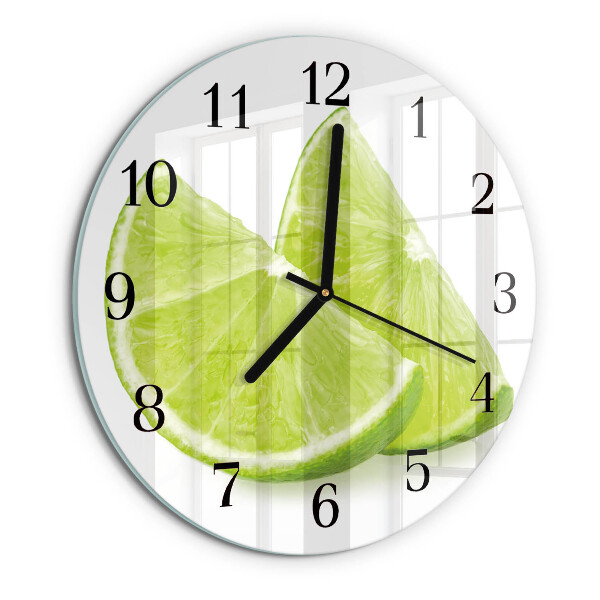 Wanduhr rund Kalziumkarbonat