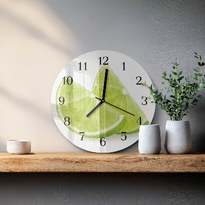 Wanduhr rund Kalziumkarbonat