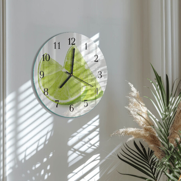 Wanduhr rund Kalziumkarbonat