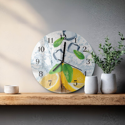 Wanduhr rund Zitronensäure