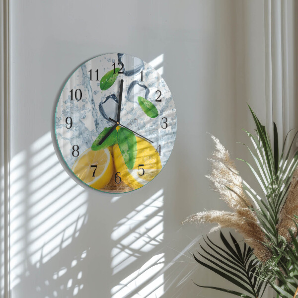 Wanduhr rund Zitronensäure
