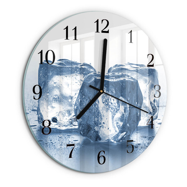 Wanduhr rund Eis