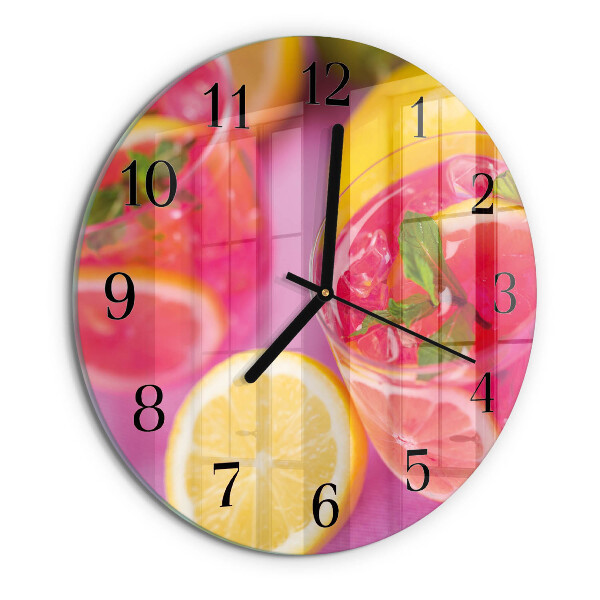Wanduhr rund Zitronensäure