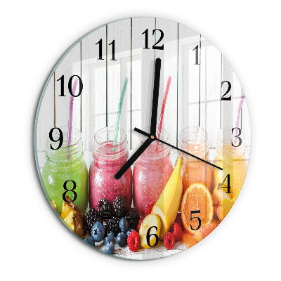 Wanduhr rund Smoothie