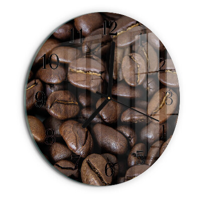 Wanduhr rund Kaffee