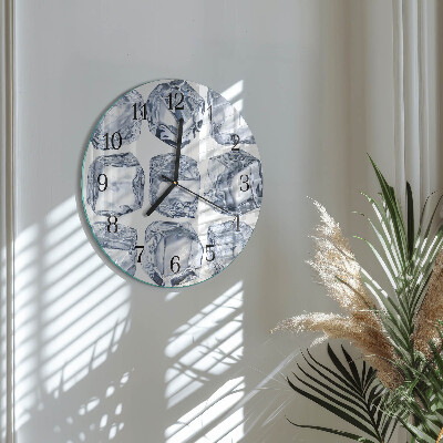 Wanduhr rund Eis