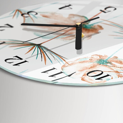 Wanduhr rund Löwenzahn