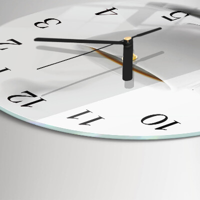 Wanduhr rund Tasse Kaffee