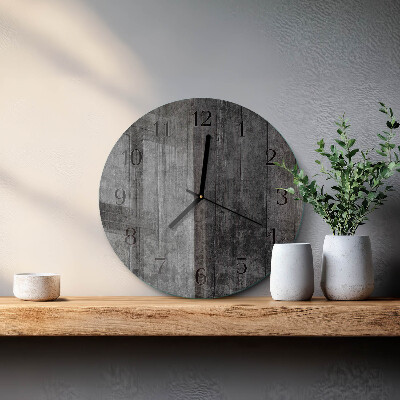 Wanduhr rund Holz