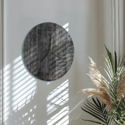 Wanduhr rund Holz
