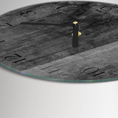 Wanduhr rund Holz