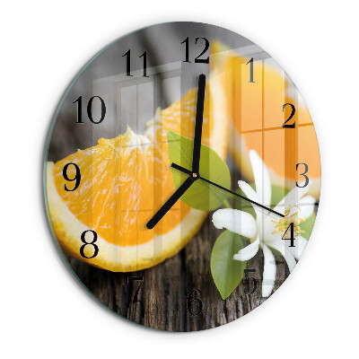 Wanduhr rund Zitronensäure