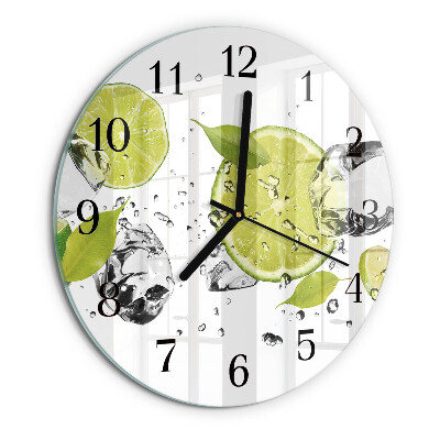 Wanduhr rund Kalziumkarbonat