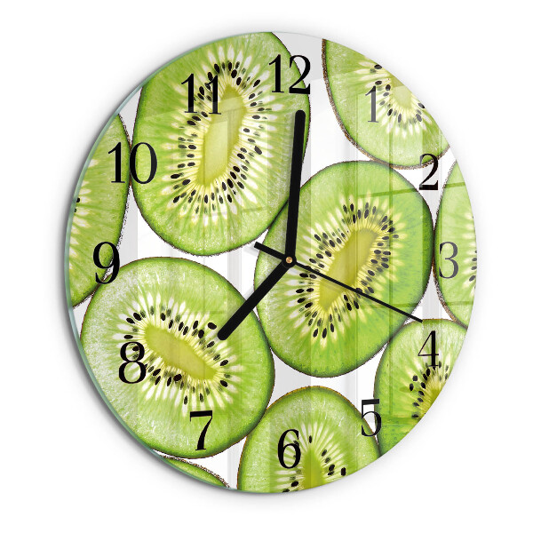 Wanduhr rund Kiwi