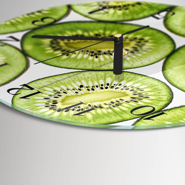 Wanduhr rund Kiwi