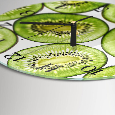 Wanduhr rund Kiwi