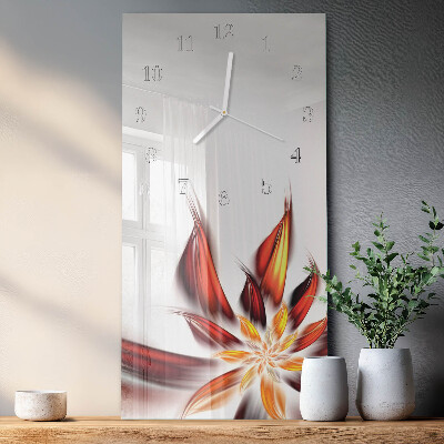 Vertikale Uhr Blume