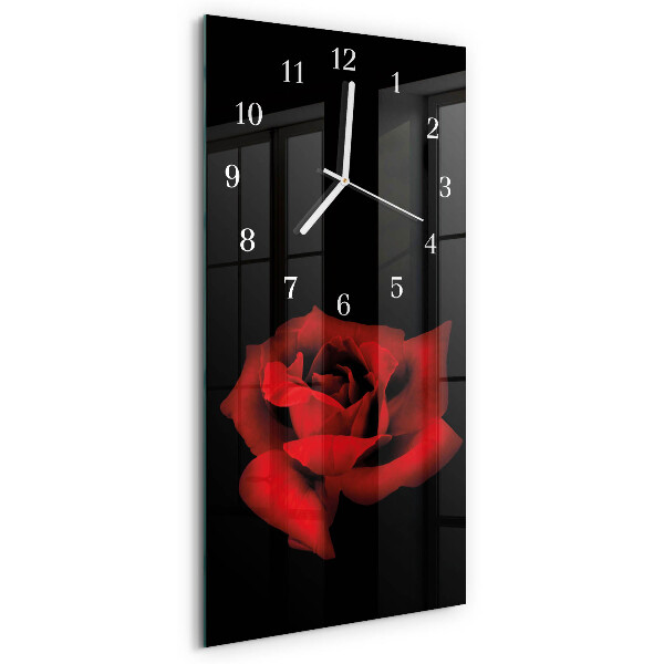 Vertikale Uhr Rose