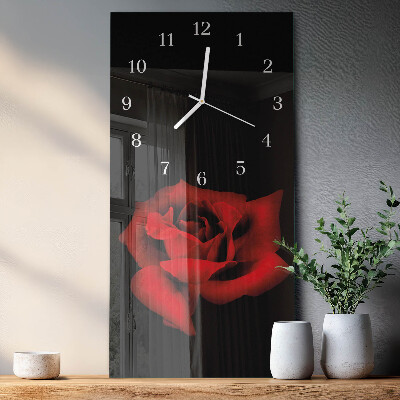 Vertikale Uhr Rose