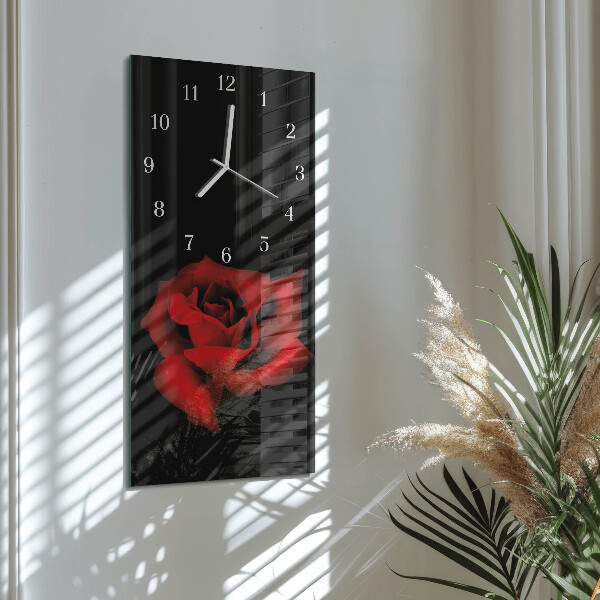 Vertikale Uhr Rose