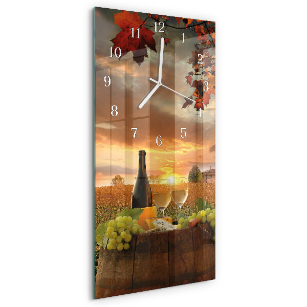 Vertikale Uhr Wein Natur