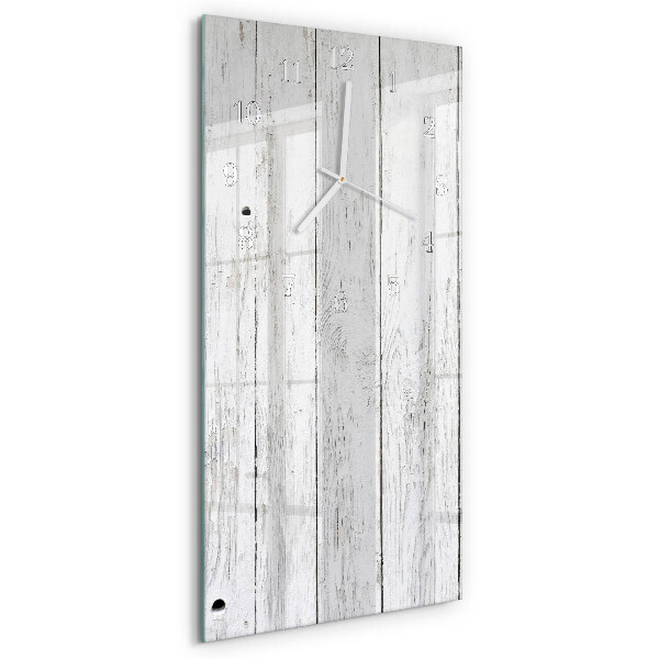 Vertikale Uhr Holz