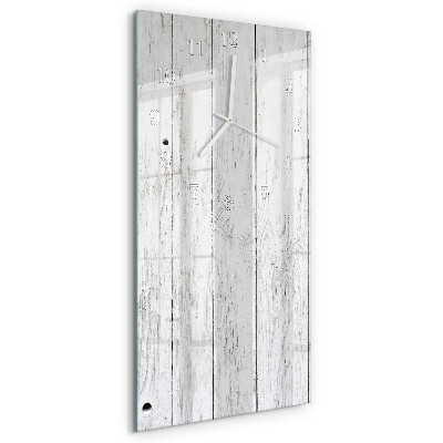 Vertikale Uhr Holz