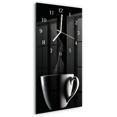 Vertikale Uhr Tasse